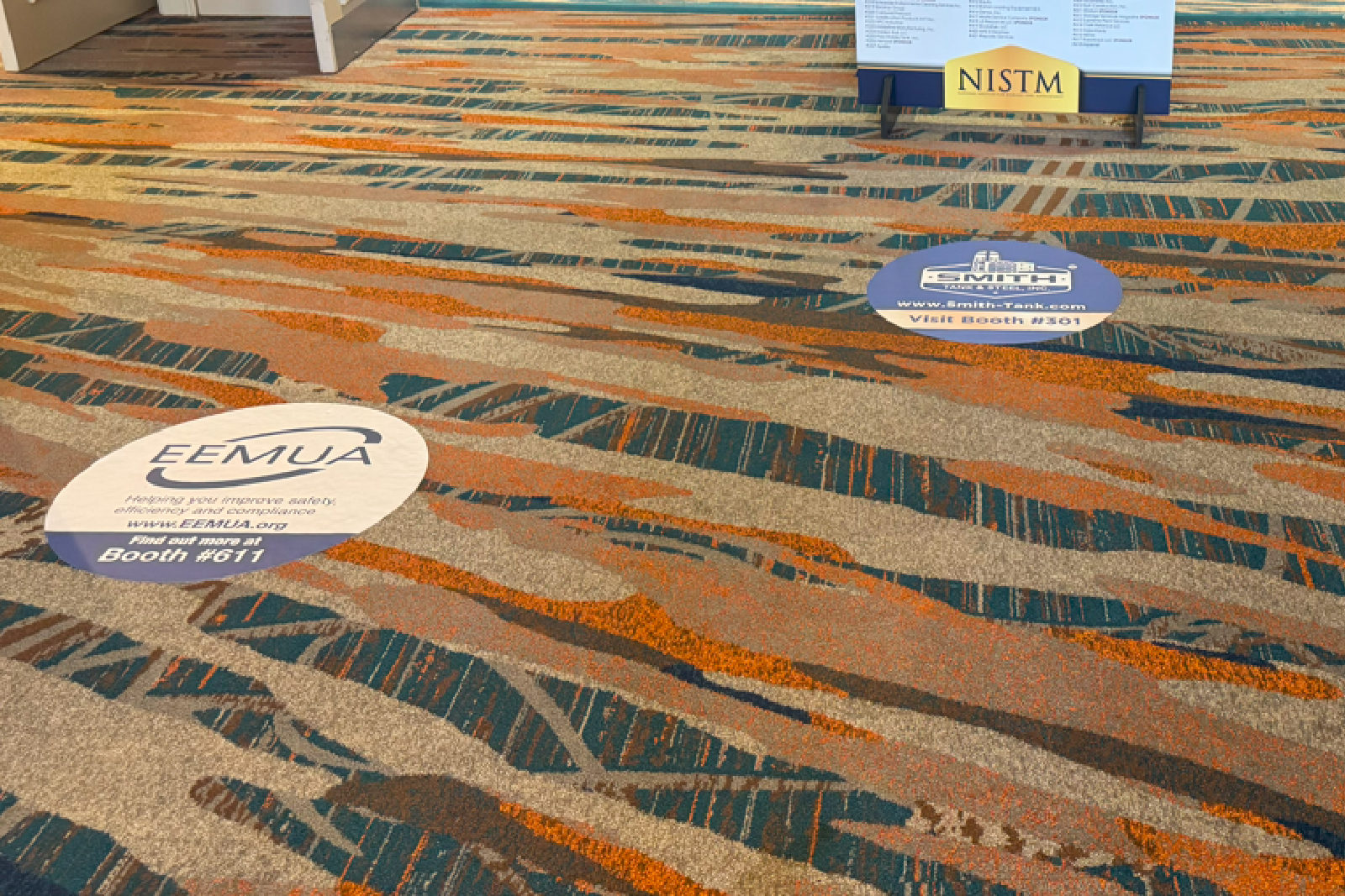 Exhibit Hall Floor Signs