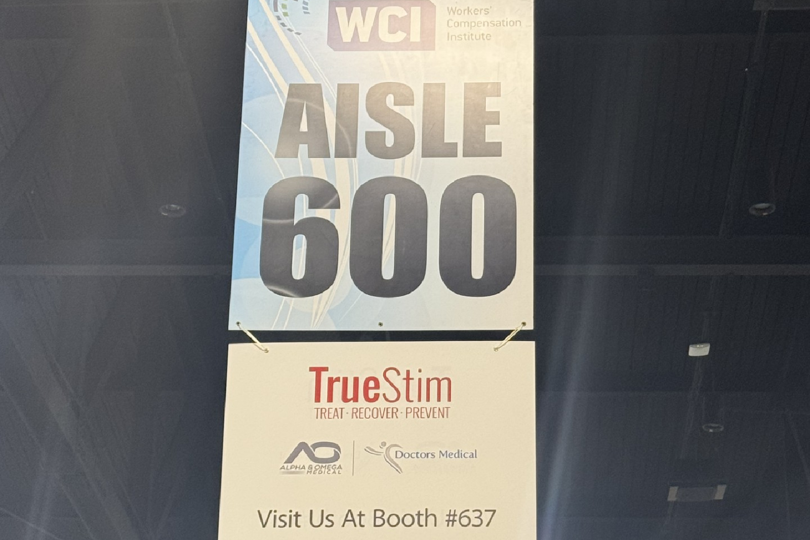 Exhibit Hall Aisle Signs