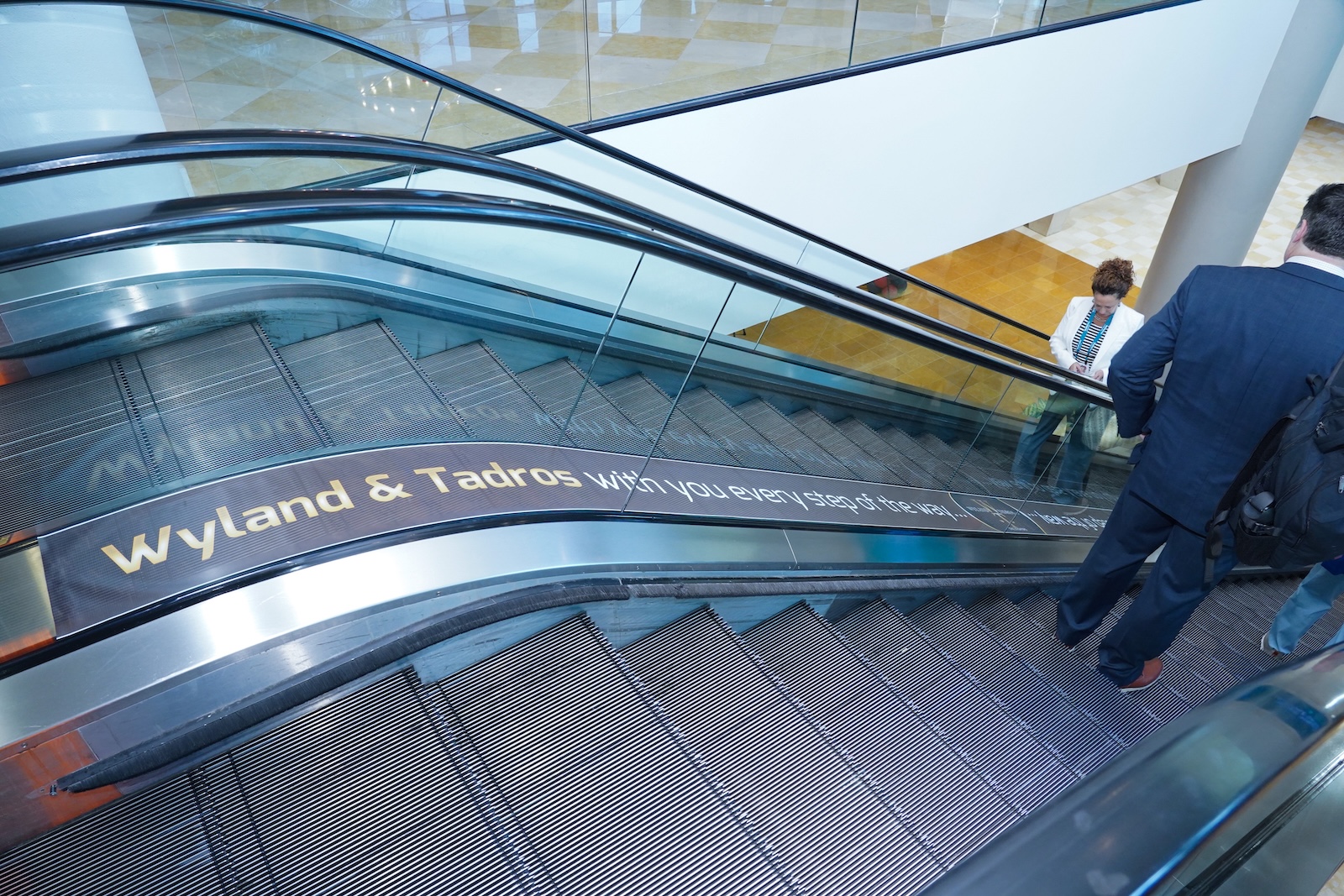Escalator Runner Branding