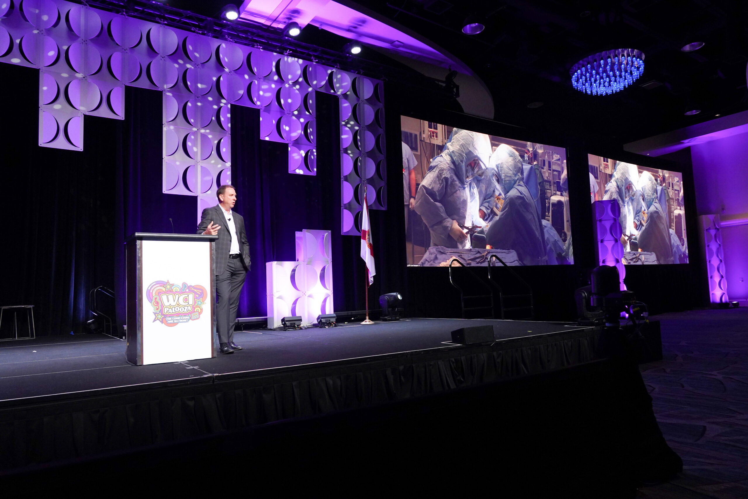 Live Surgical Showcase presentation at WCI