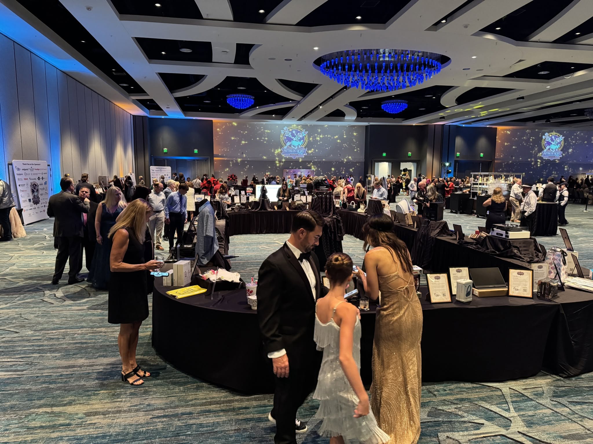 Silent Auction at the WCI 2026 Putting on the Ritz Gala