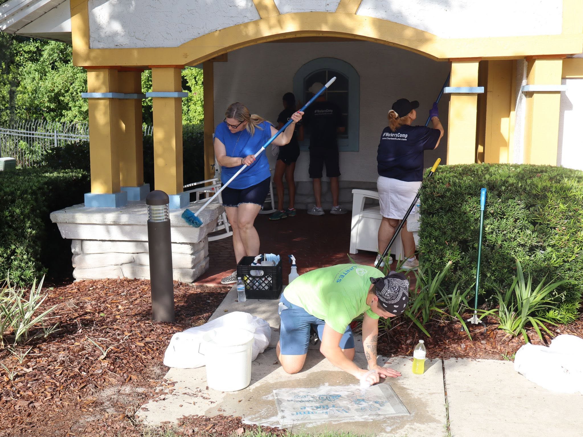 WCI 2026 Service Day volunteers working together